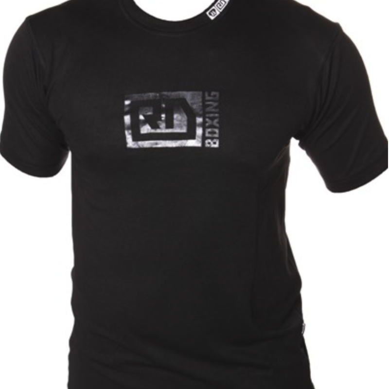 T SHIRT TECHNIQUE RESPIRANT UNISEX NOIR RD BOXING V4