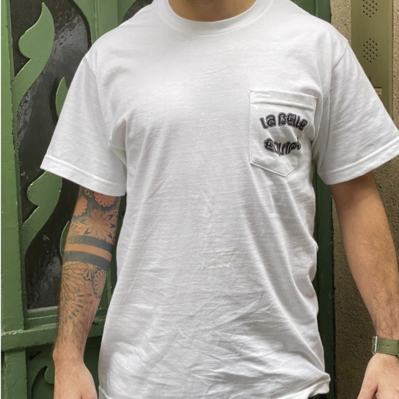 T-shirt "MUAYTHAÏ CUISINE" LA BELLE EQUIPE - Blanc