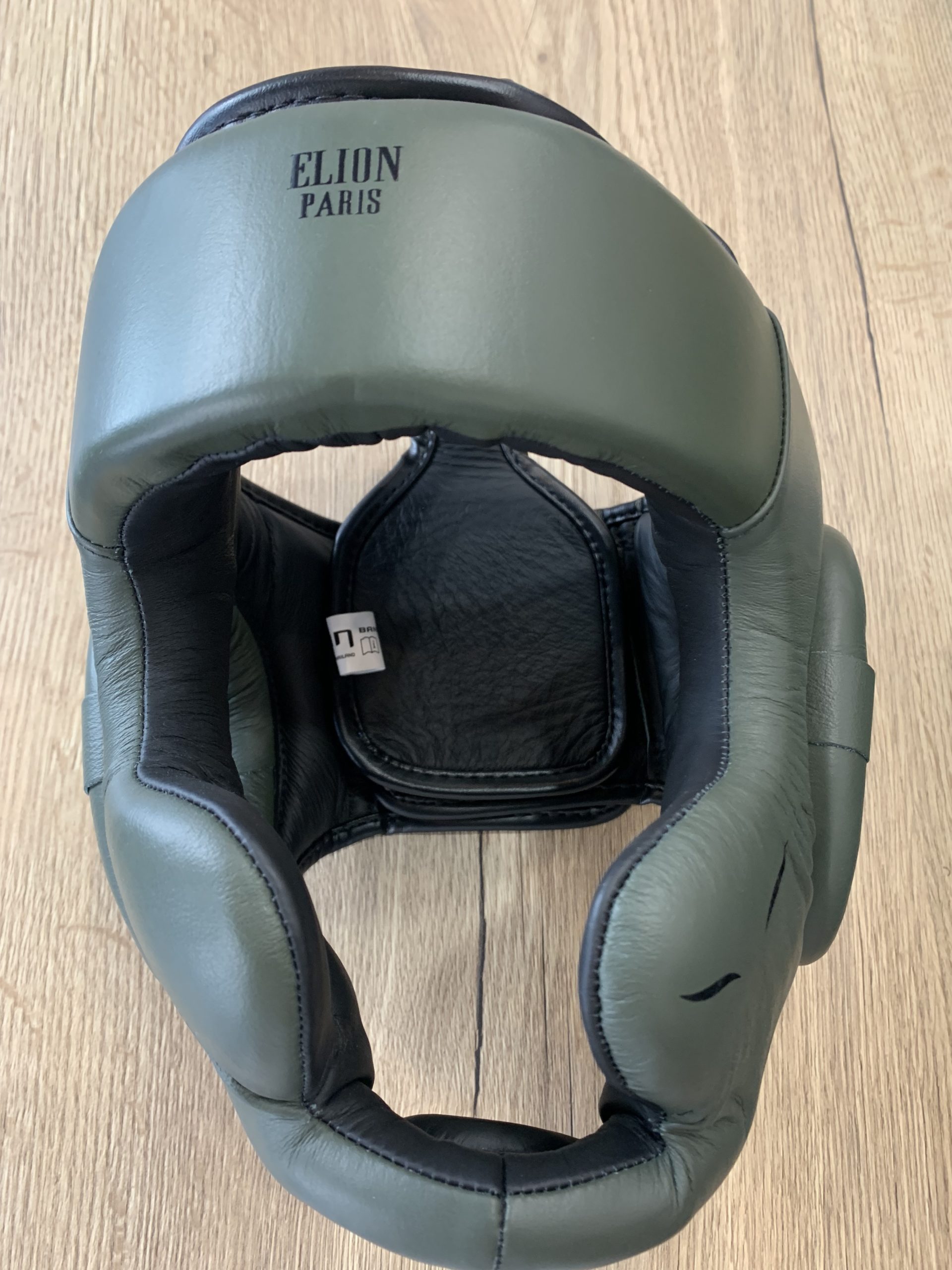 Casque de boxe ELION Paris Cuir Noir 