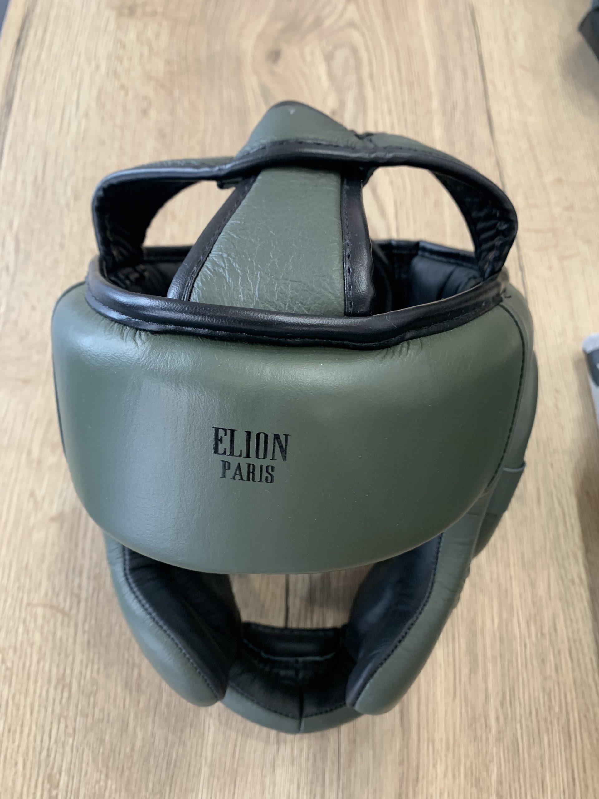 Casque de boxe ELION Paris Cuir Noir 