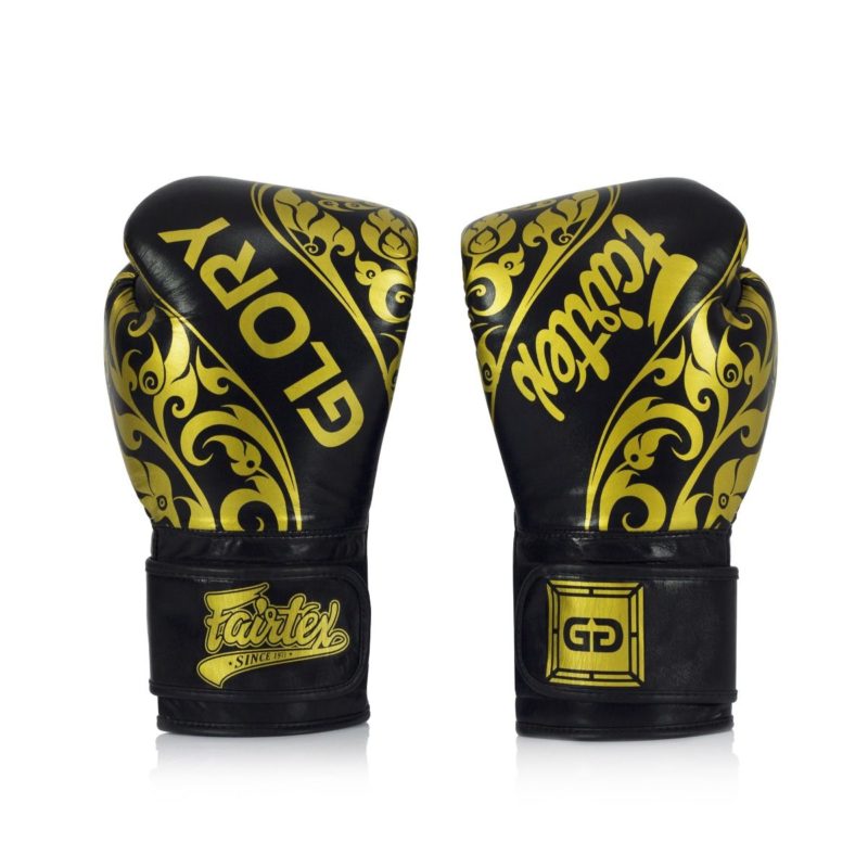 Fairtex X Glory Limited Edition Gloves - Noir/Dorée