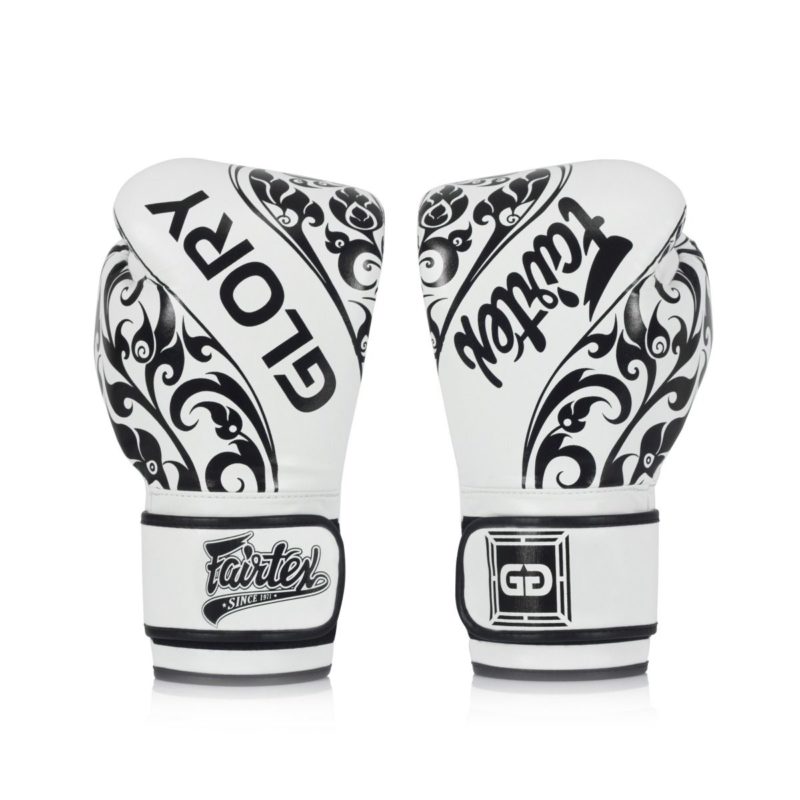 Fairtex X Glory Limited Edition Gloves - Blanc/Noir