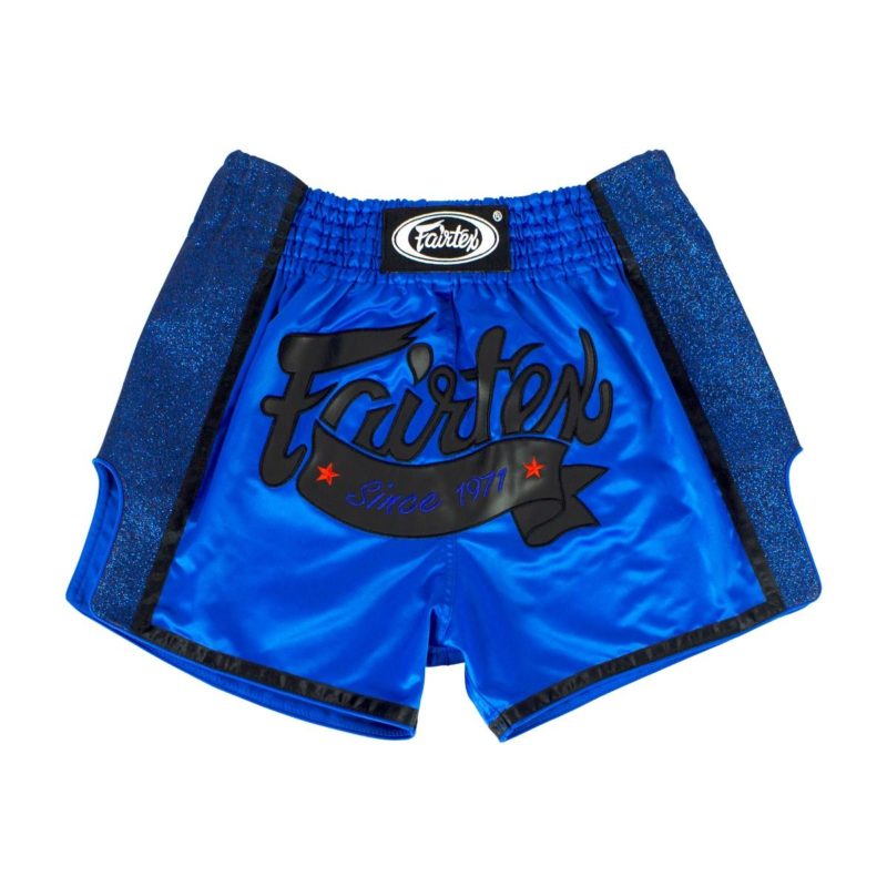 Short Thaï Fairtex - Bleu