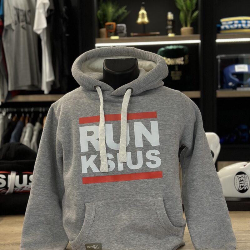 Sweatshirt capuche Run Ksius Gris