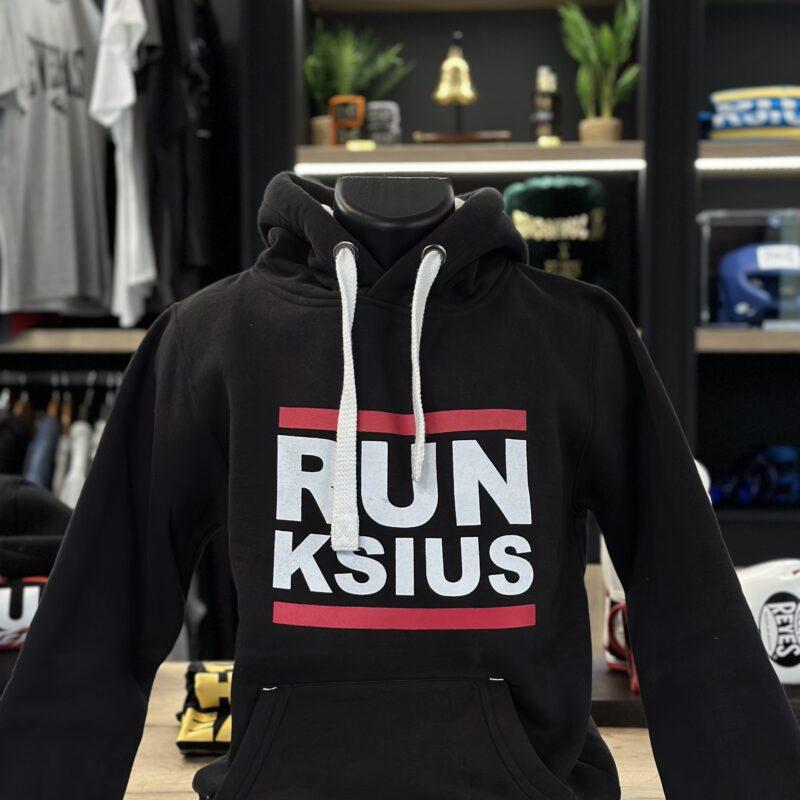 Sweatshirt capuche Run Ksius Noir